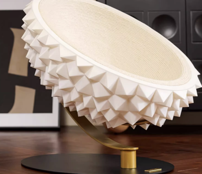 Durian Cat Bed with Sisal Scratching Board — Multi-functional Cat Bed and Scratching Post